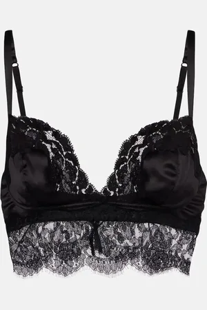 Dolce & Gabbana Brassière en satin à dentelle