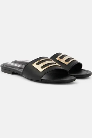 Victoria Beckham Mules en cuir à logo