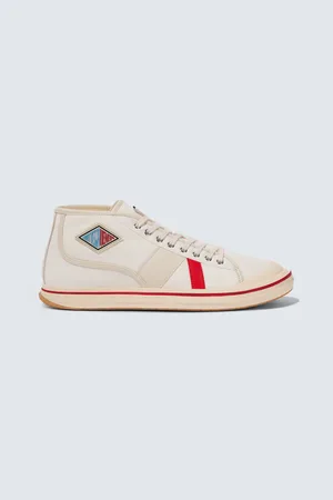 Bottega Veneta Baskets Eliot en toile et cuir