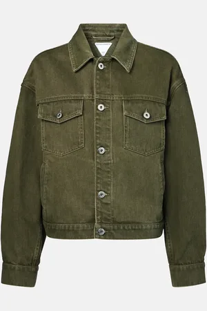 Bottega Veneta Veste en jean et daim