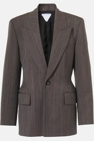 Bottega Veneta Blazer rayé en laine