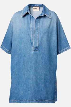 Plan C Chemise oversize en jean