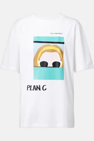 Plan C T-shirt imprimé en coton