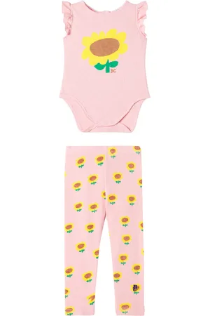 Bobo Choses Bébé – Set body et legging Sunflower en coton mélangé