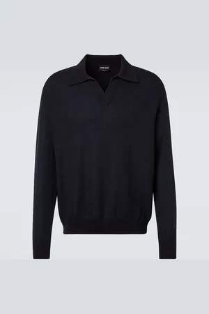 Giorgio Armani Polo en laine mélangée
