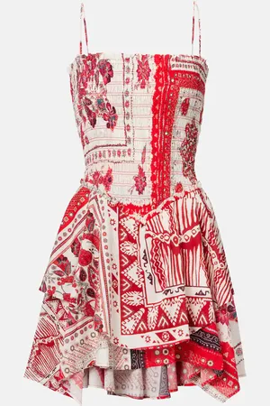 Marant Etoile Robe Anka imprimée en coton