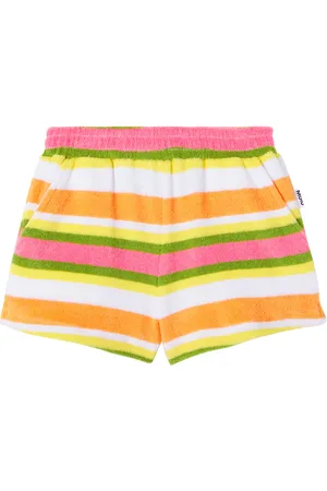 Molo Short Angel rayé en coton mélangé