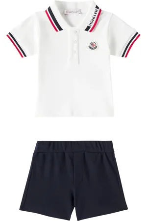 Moncler Bébé – Set polo et short en coton mélangé