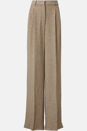 Loro Piana Pantalon ample Nyack en crêpe de lin