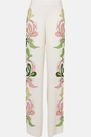 Adriana Degreas Pantalon ample Inamorata imprimé