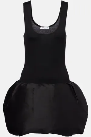 Alaïa Alaïa Robe matelassée en laine mélangée