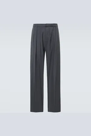 LEMAIRE Pantalon ample en soie mélangée