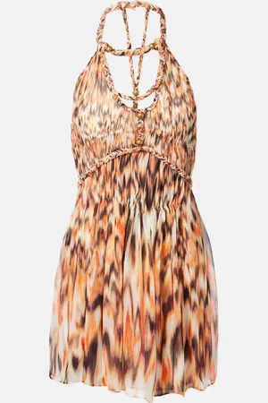 Isabel Marant Robe Rozilda imprimée en soie