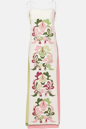 Adriana Degreas Robe longue Inamorata imprimée