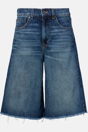 NILI LOTAN Short en jean à taille haute