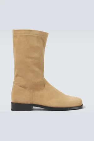 LEMAIRE Bottines Soft Workwear en daim