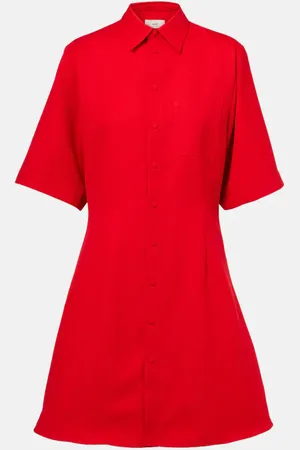 Ami Robe chemise en laine vierge