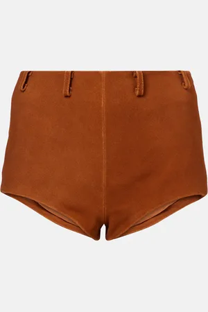 Self-Portrait Short en daim