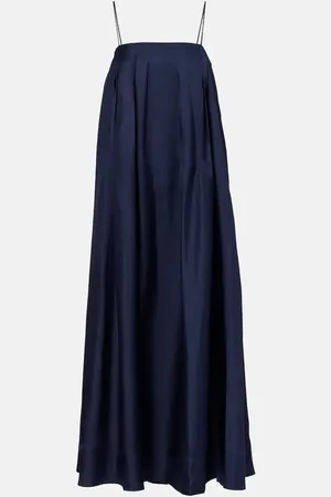 ASCENO Robe longue Heather en soie