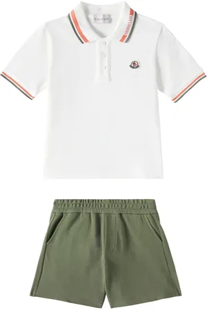 Moncler Set de polo et short en coton