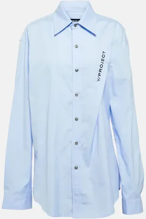Y / PROJECT Chemise en coton à logo