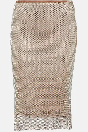 Sportmax Jupe midi Senior à ornements