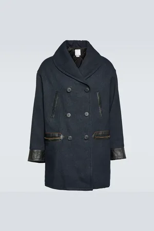 VISVIM Manteau en sergé de laine et lin