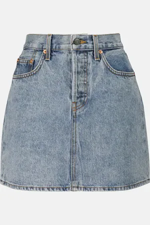 WARDROBE.NYC Mini-jupe en denim