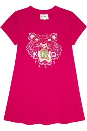 Kenzo Robe brodée en coton à logo