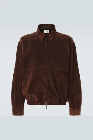 The Row Blouson Ronan en daim