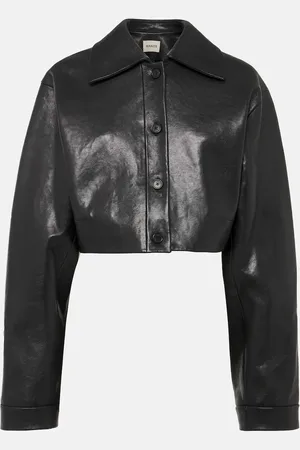 Khaite Veste Sue raccourcie en cuir
