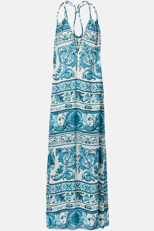 Adriana Degreas Robe longue en satin