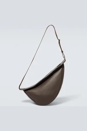 The Row Sac à bandoulière Slouchy Banana en cuir
