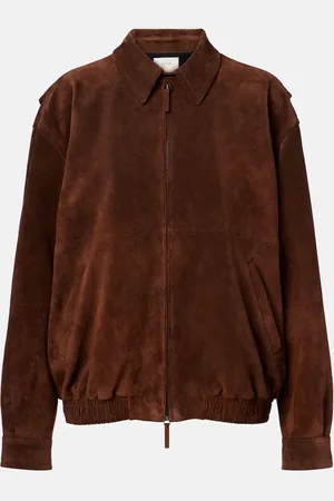 The Row Veste bomber Roana en daim