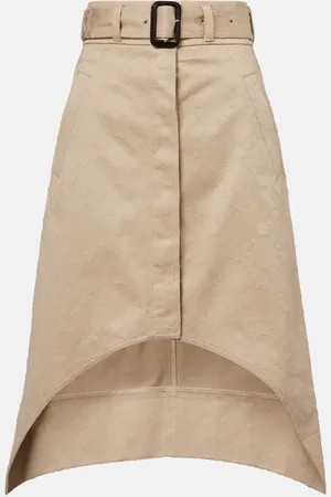 Givenchy Jupe midi Monogram 72 en coton