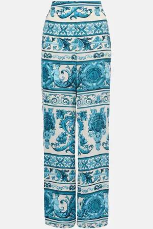 Adriana Degreas Pantalon ample imprimé