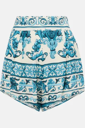 Adriana Degreas Short imprimé à taille haute