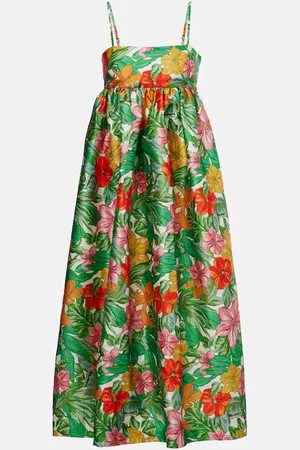 ALÉMAIS Alémais Robe longue Amelia imprimée