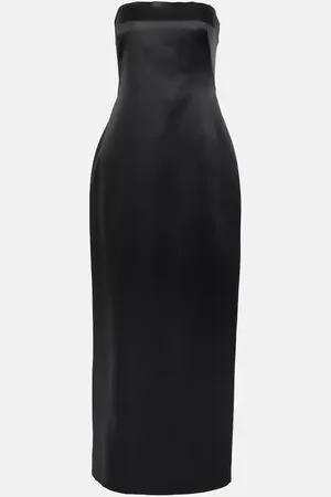 The Row Robe longue Reeta en laine et soie