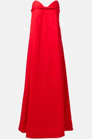Adriana Degreas Robe longue en coton mélangé