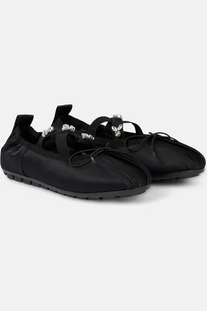 Simone Rocha Ballerines en satin à ornements