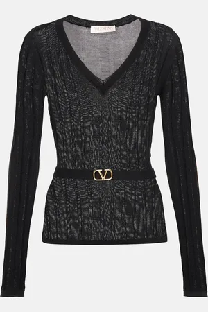 VALENTINO Pull VLogo en laine vierge