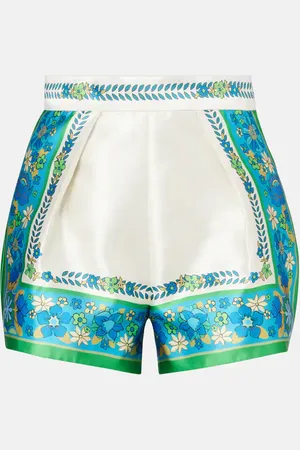 ALÉMAIS Alémais Short Vivianna imprimé à taille haute