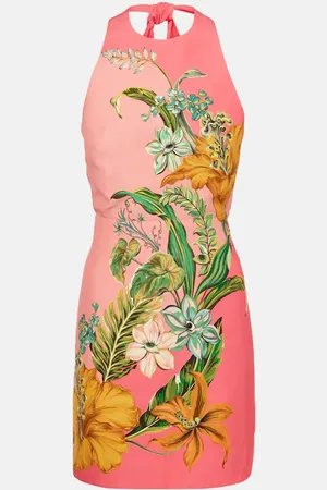 ALÉMAIS Alémais Robe Anika en lin à fleurs