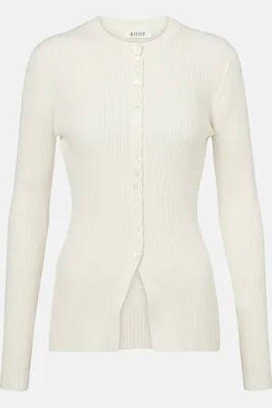 Rohe Róhe Cardigan en crêpe de coton