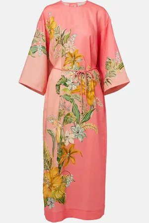 ALÉMAIS Alémais Robe longue Anika à fleurs