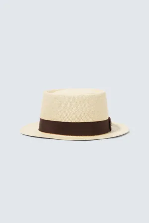 Christian Louboutin Chapeau Panama Andaloubi en coton