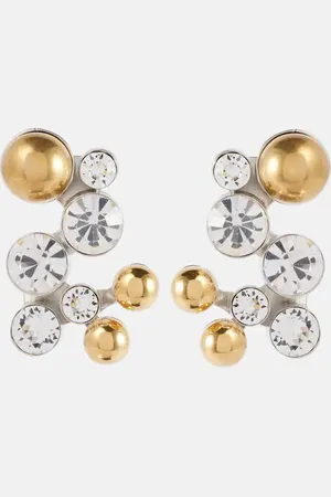 DRIES VAN NOTEN Boucles d’oreilles à cristaux