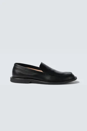 The Row Mocassins Nic en cuir