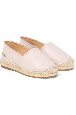 Chloé Chloé Kids Espadrilles en cuir